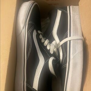 Vans Black and White Old Skool Sneakers